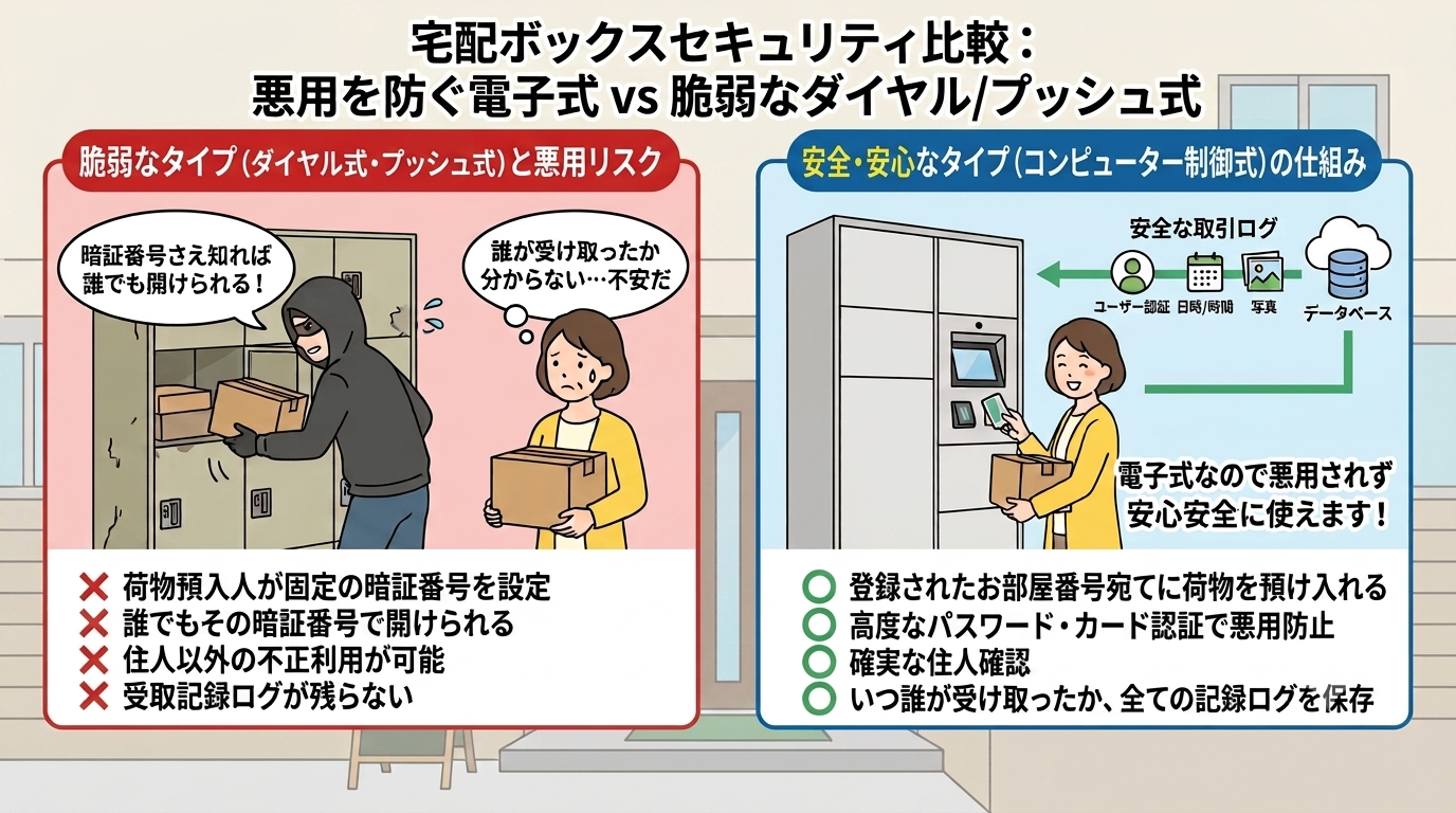 ■悪用されやすいダイヤル式・プッシュ式の特徴